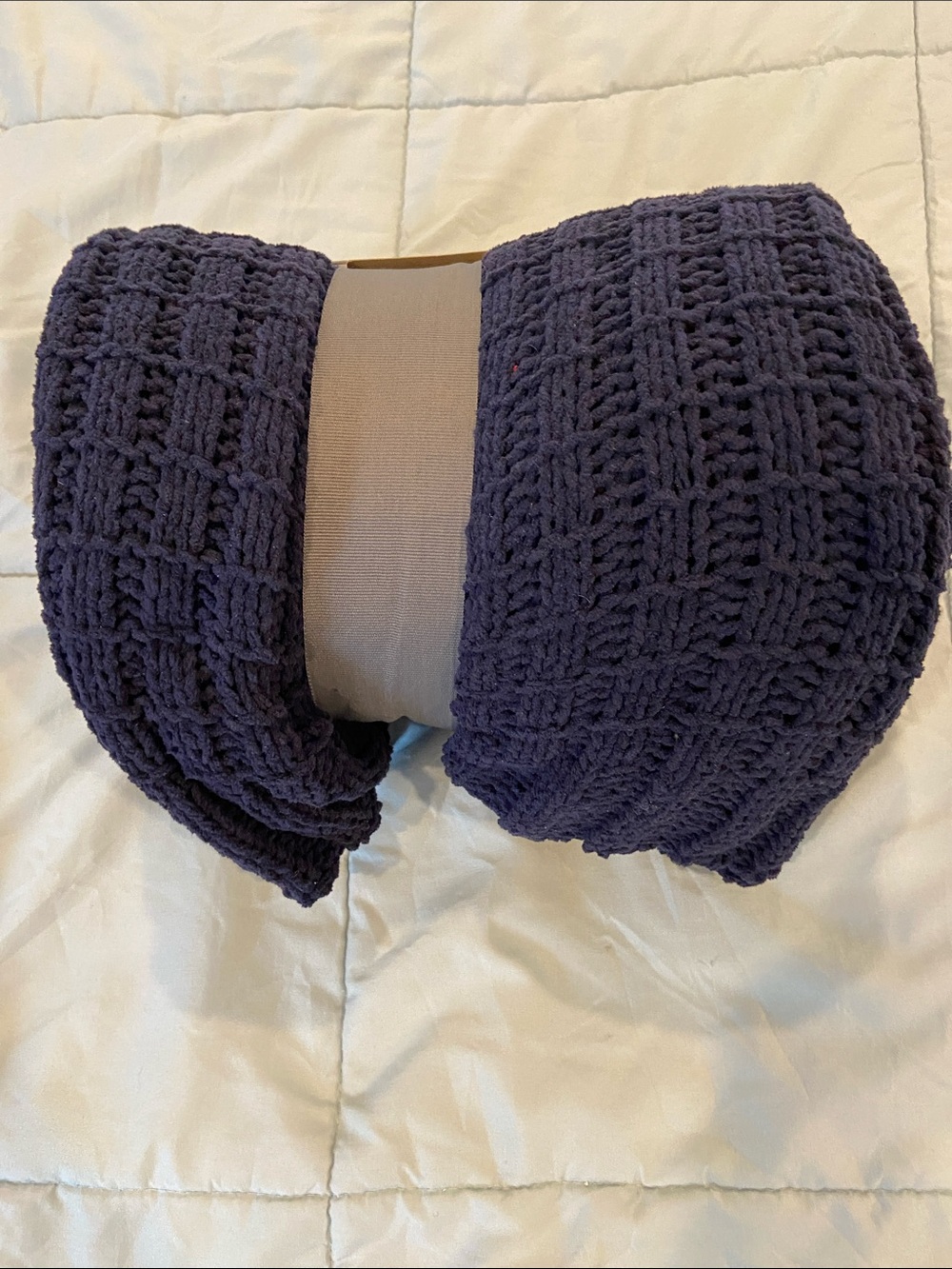 Target Navy Textured Throw Blanket